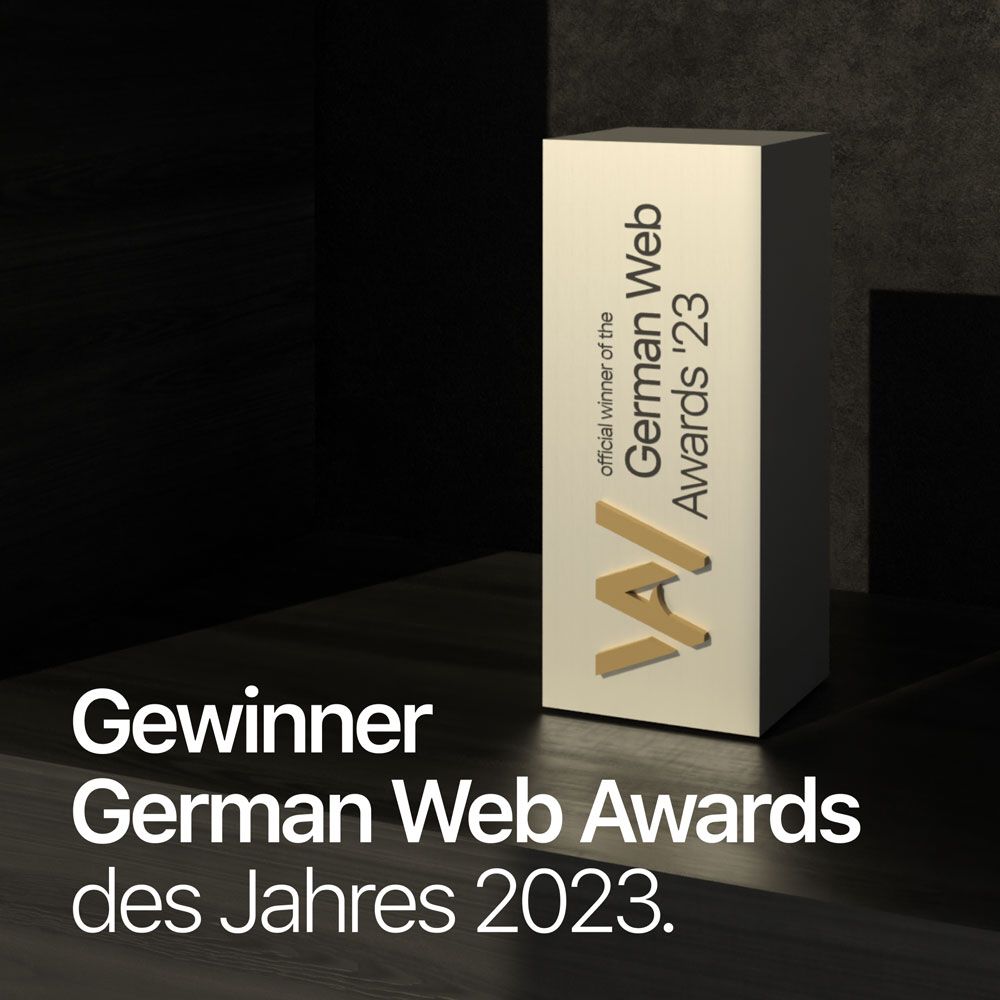 Gewinner des German Web Awards 2023